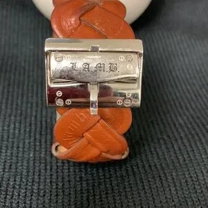 L.A.M.B. | Accessories | Lamb Braided Leather Watch | Poshmark